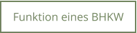 Funktion eines BHKW